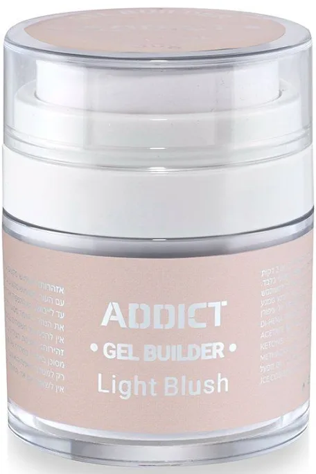 IMG_7327 ג'ל בנייה ADDICT light blush צנצנת סקוייז 30גרם – תמונה 1